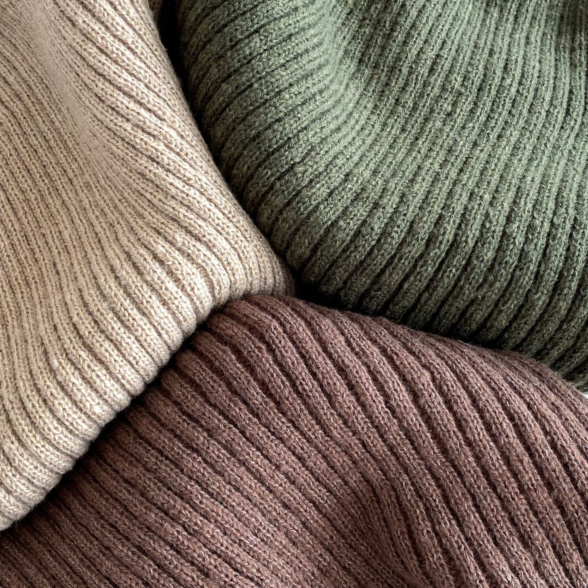 ニット・セーター シンプルハイネックリブニットセータートップス【mh0010656】