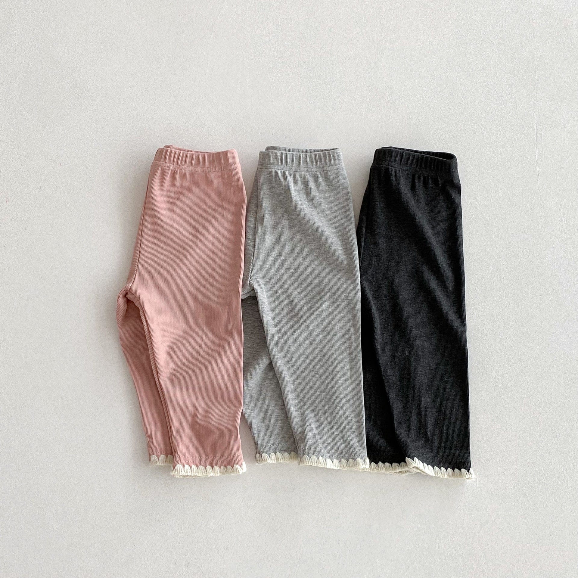 レギンスパンツ 裾レースレギンスパンツ【mh0010661】