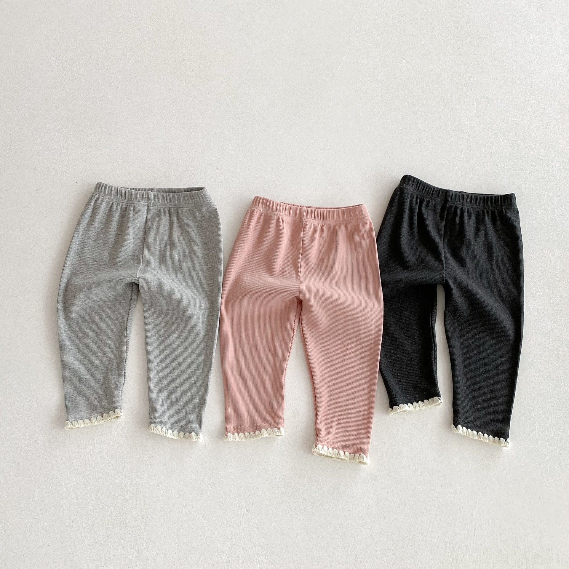 レギンスパンツ 裾レースレギンスパンツ【mh0010661】