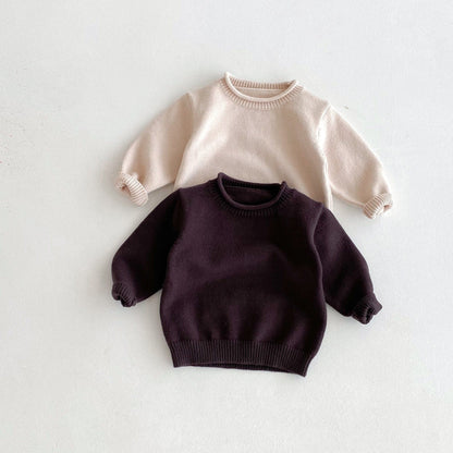 ニット・セーター 無地長袖ニットセータートップス【mh0010663】