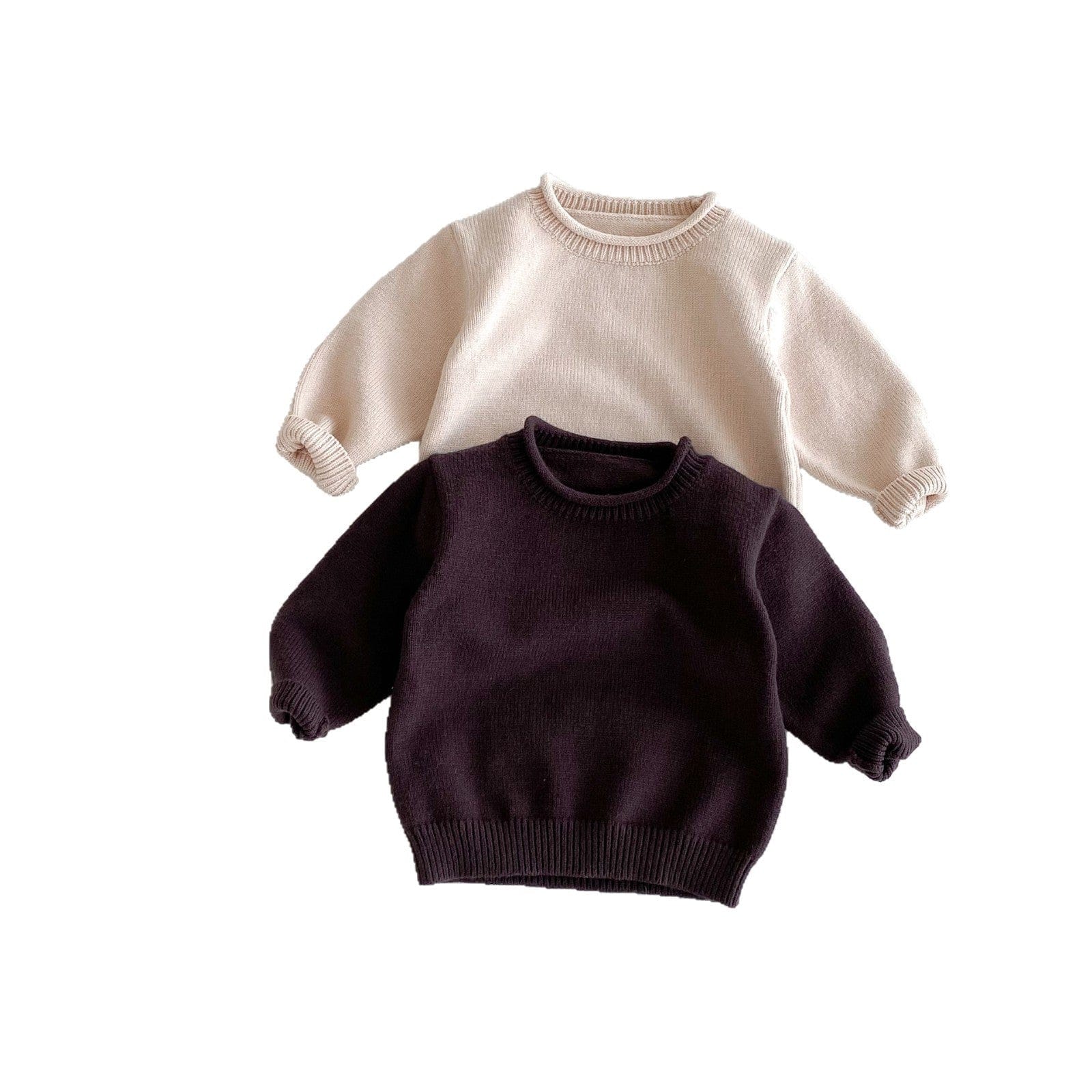 ニット・セーター 無地長袖ニットセータートップス【mh0010663】