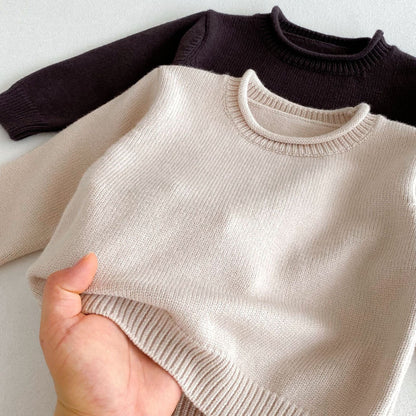 ニット・セーター 無地長袖ニットセータートップス【mh0010663】