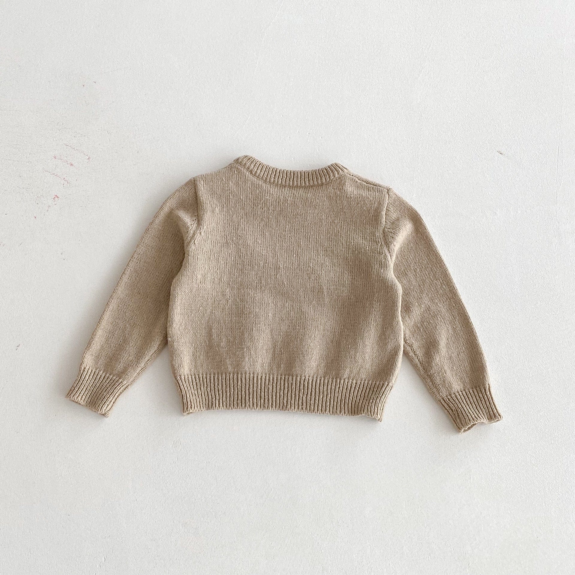 ニット・セーター きつね刺繍長袖ニットセーター【mh0010666】