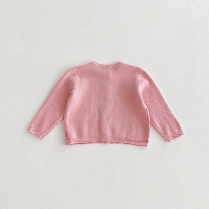 カーディガン・パーカー シンプルベーシック長袖ニットカーディガン【mh0010668】