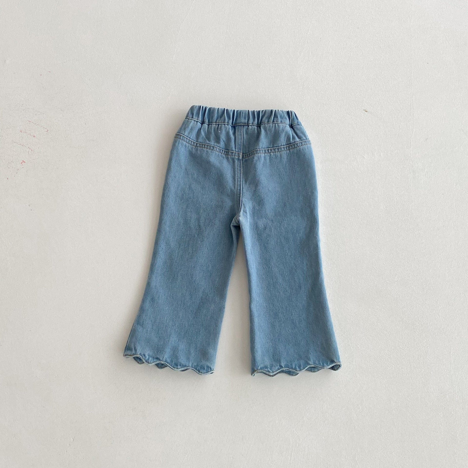 デニムパンツ メロフリル裾デニムパンツジーンズ【mh0010669】