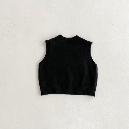 ベスト アニマルシルエットニットベスト【mh0010672】