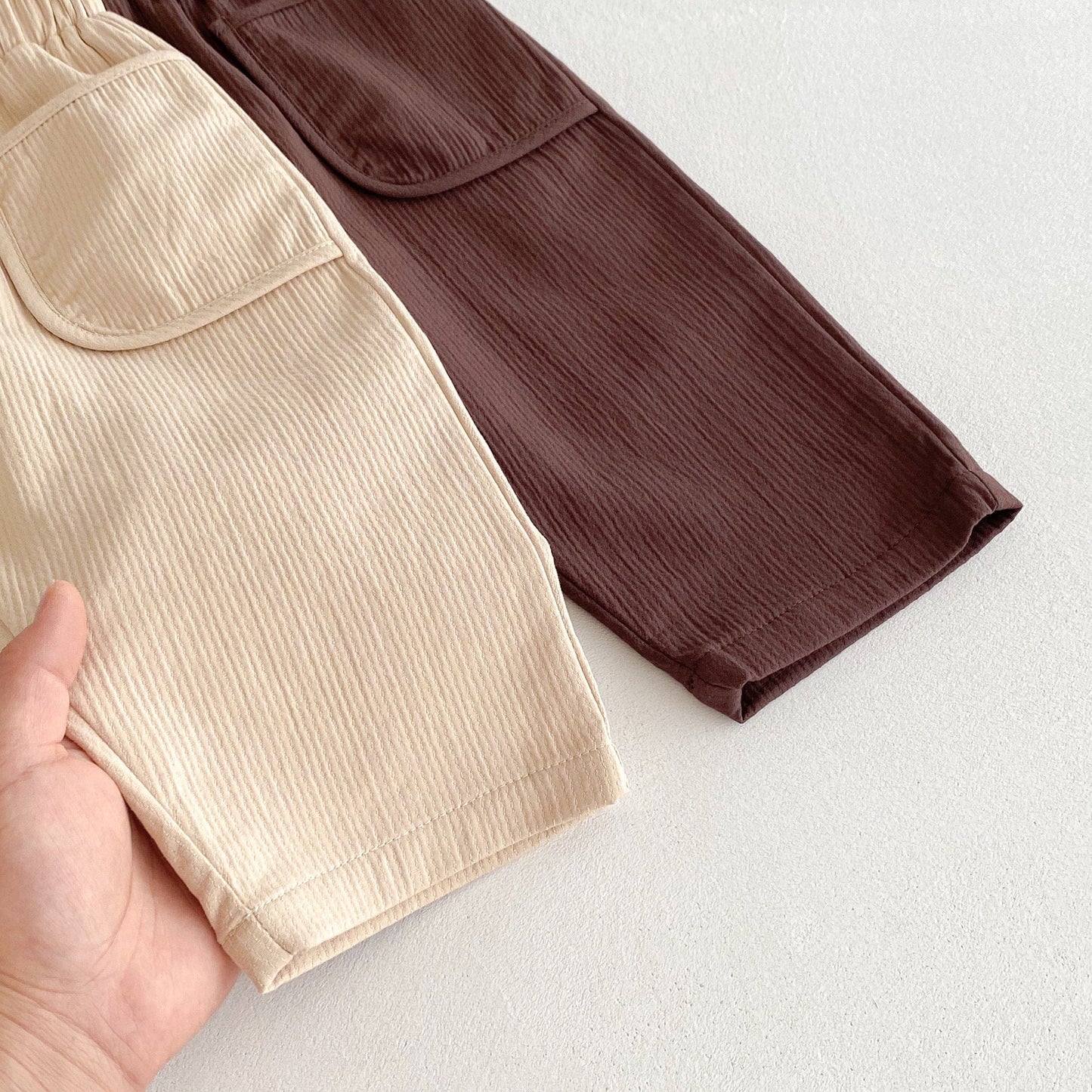 ロングパンツ・スウェットパンツ シンプルベーシックビッグポケットロングパンツ【mh0010673】