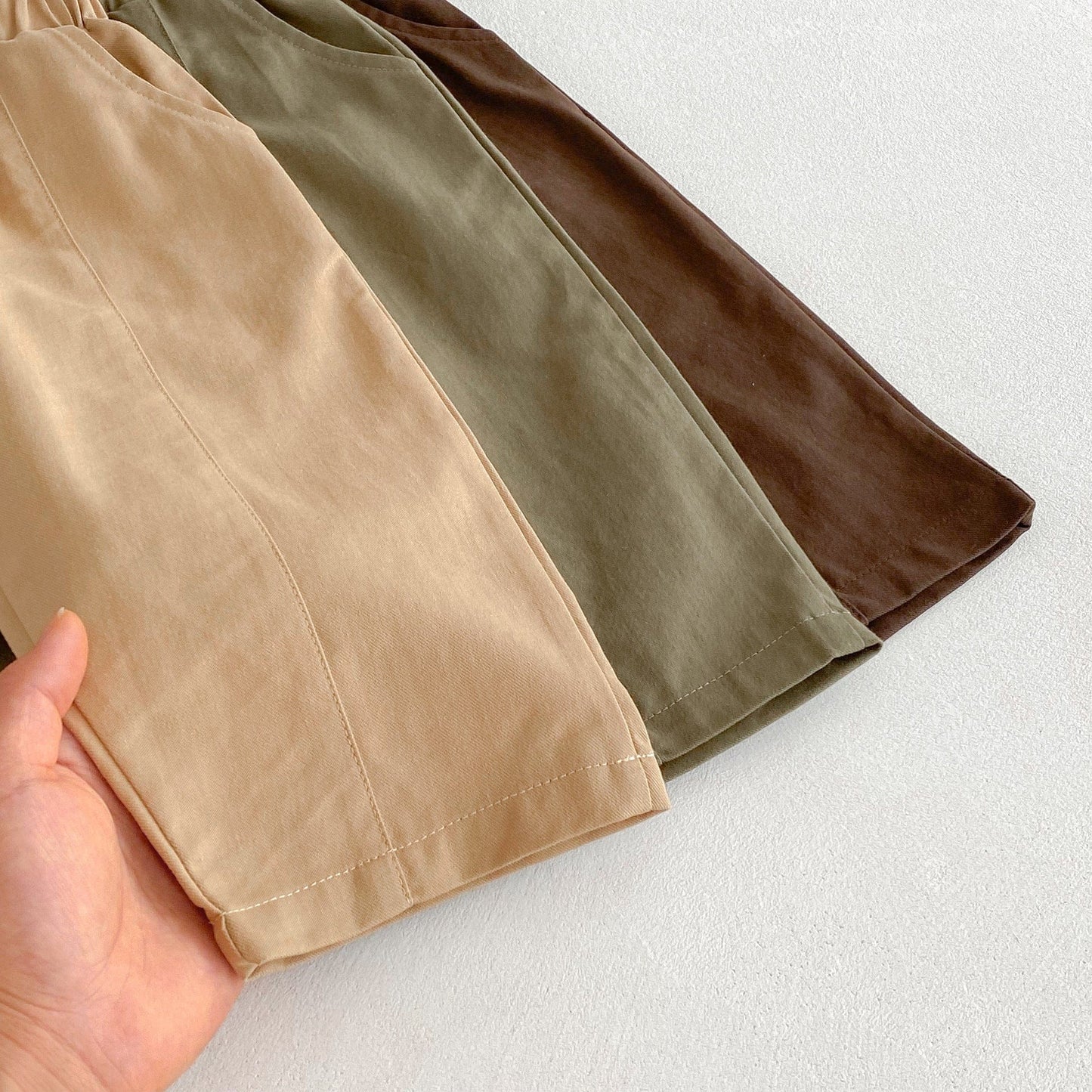 ロングパンツ・スウェットパンツ アースカラーシンプルデイリーロングパンツ【mh0010677】