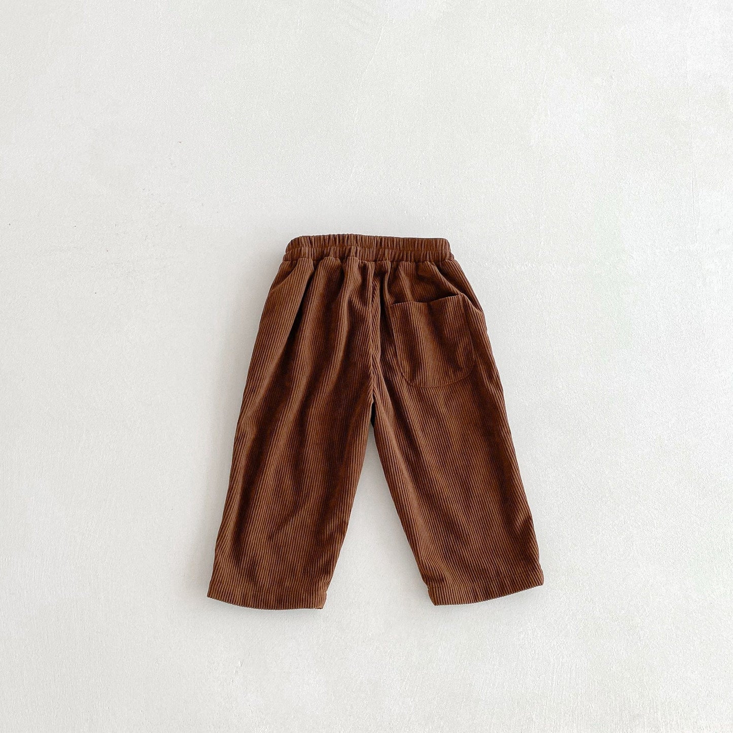 ロングパンツ・スウェットパンツ 膝パッチコーデュロイロングパンツ【mh0010678】