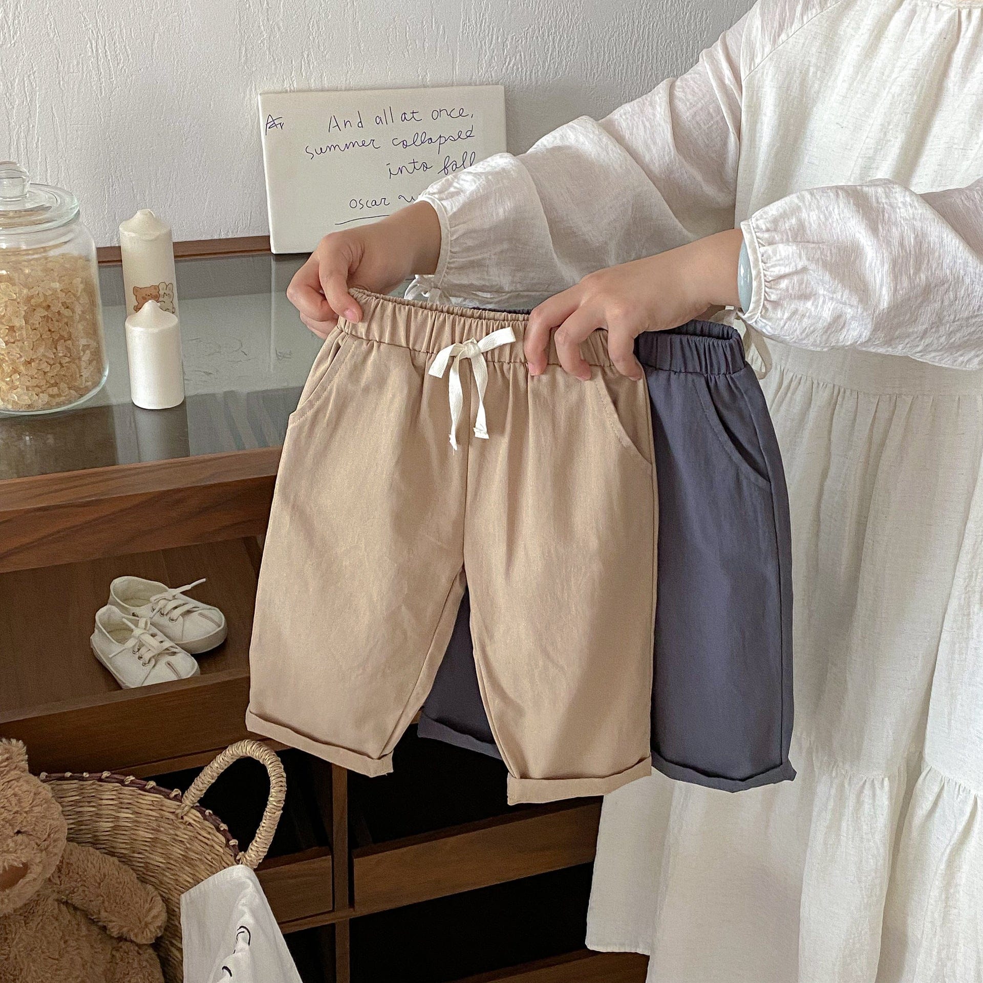 ロングパンツ・スウェットパンツ シンプルデイリールーズロングパンツ【mh0010688】