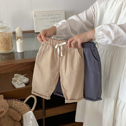 ロングパンツ・スウェットパンツ シンプルデイリールーズロングパンツ【mh0010688】