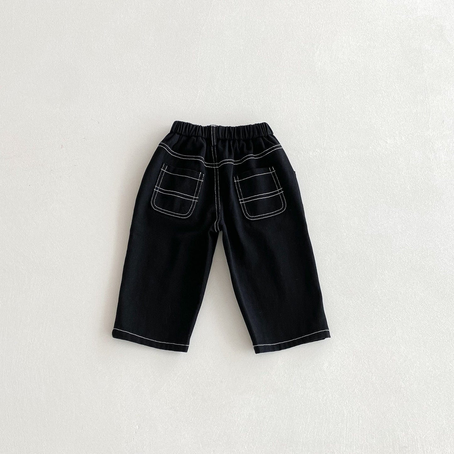 ロングパンツ・スウェットパンツ ステッチアクセントデイリーロングパンツ【mh0010689】