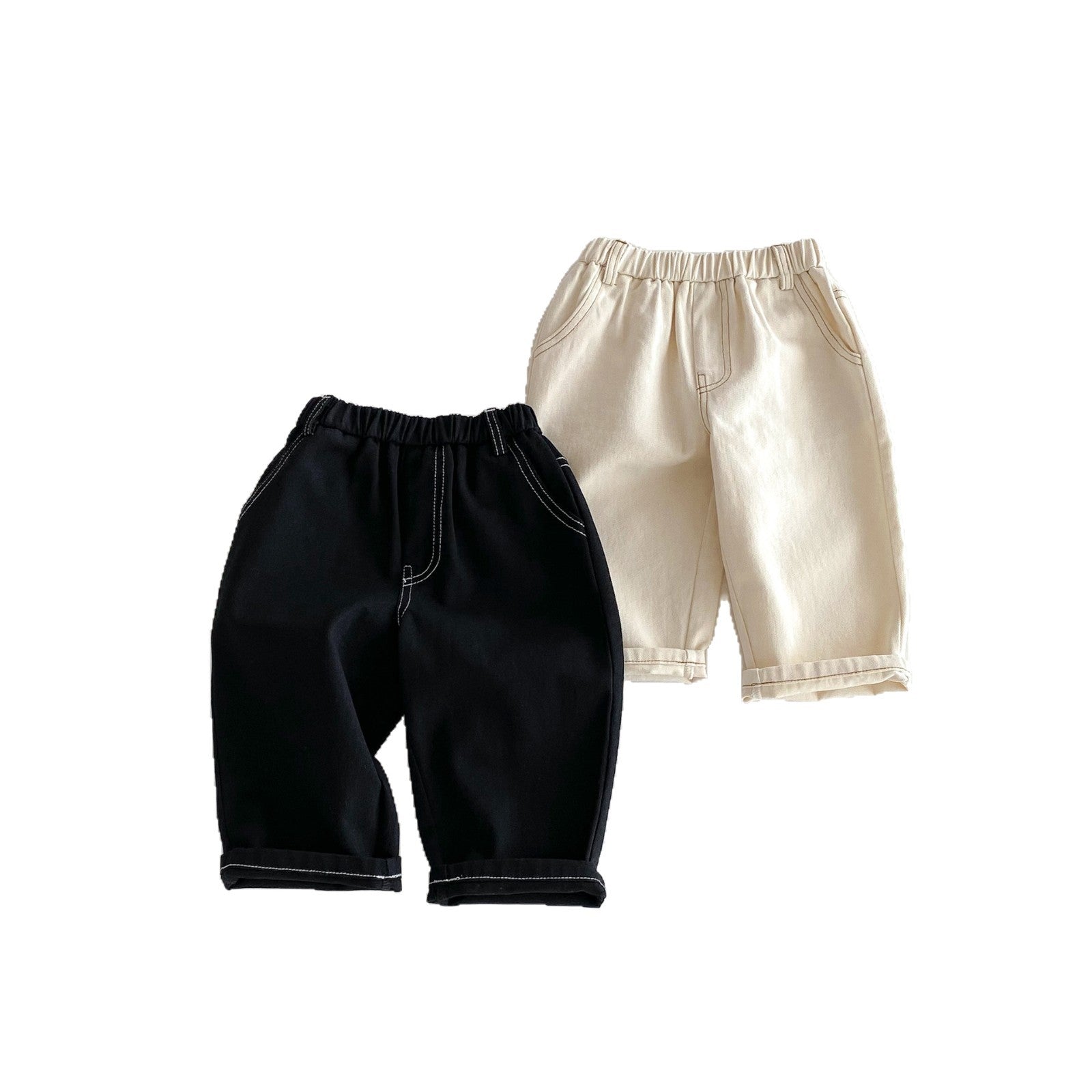 ロングパンツ・スウェットパンツ ステッチアクセントデイリーロングパンツ【mh0010689】