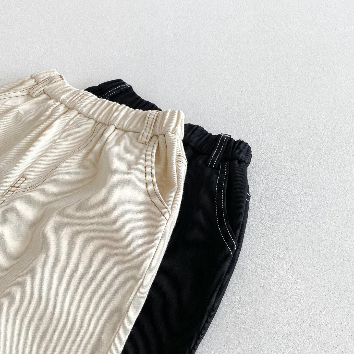 ロングパンツ・スウェットパンツ ステッチアクセントデイリーロングパンツ【mh0010689】