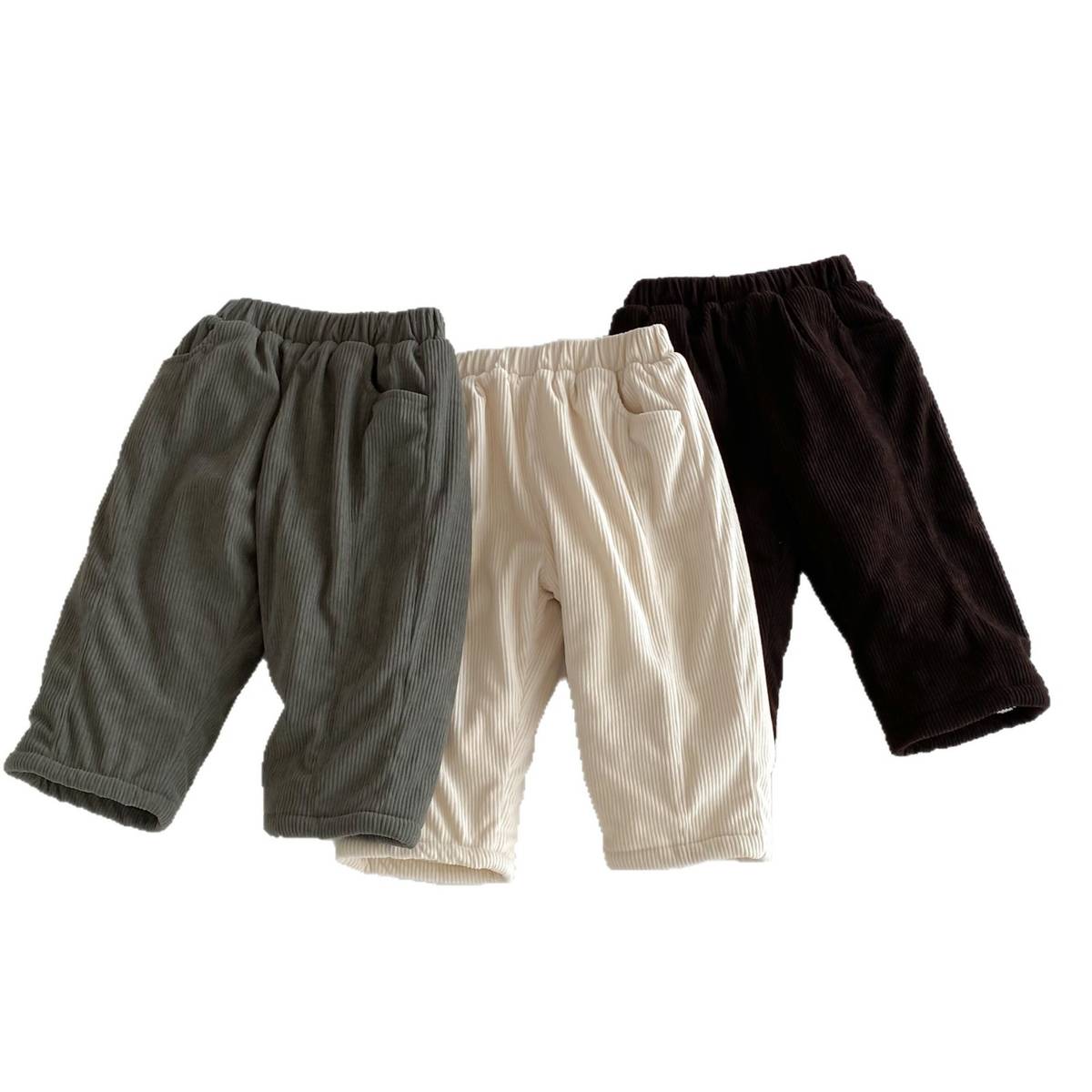 ロングパンツ・スウェットパンツ ロングパンツ コーデュロイ 裏ボア あったか レトロ ルーズシルエット 長ズボン【mh0011377】