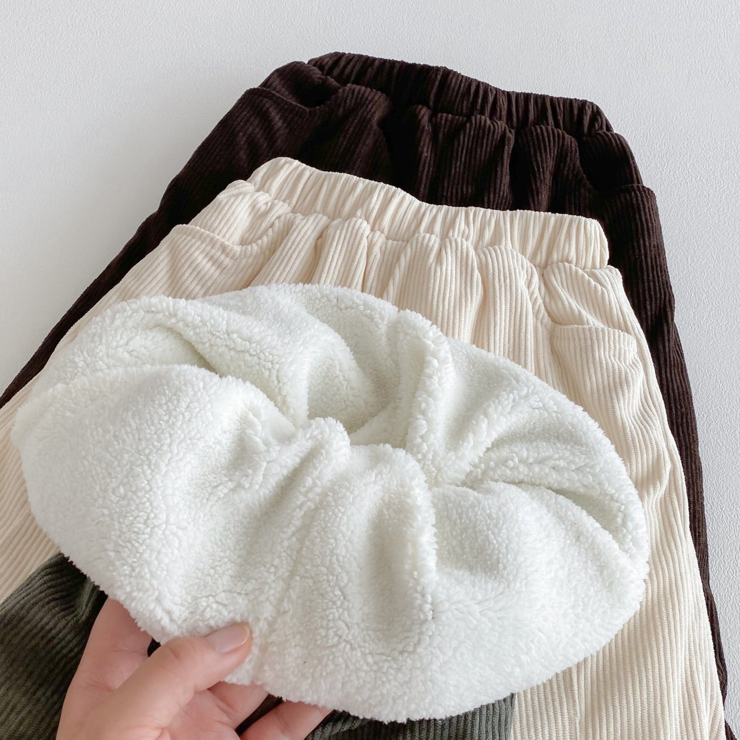 ロングパンツ・スウェットパンツ ロングパンツ コーデュロイ 裏ボア あったか レトロ ルーズシルエット 長ズボン【mh0011377】