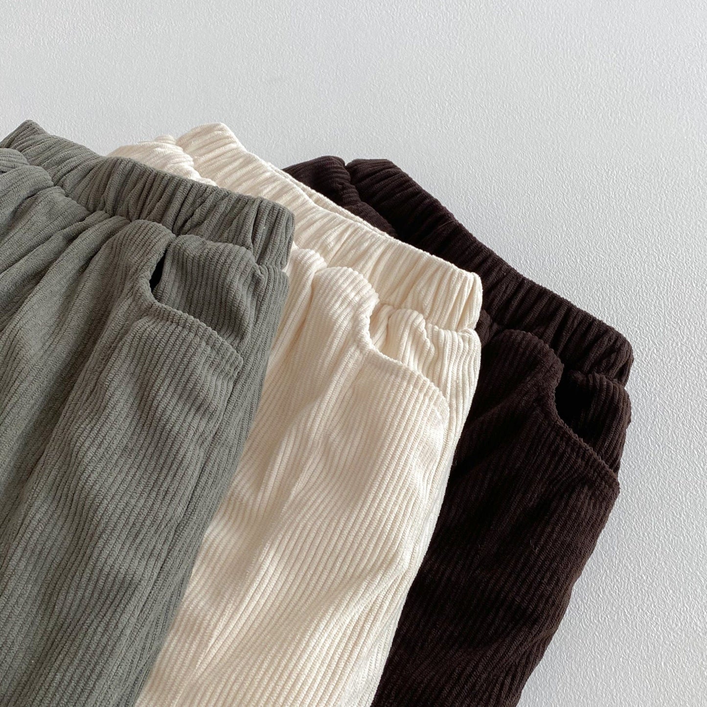 ロングパンツ・スウェットパンツ ロングパンツ コーデュロイ 裏ボア あったか レトロ ルーズシルエット 長ズボン【mh0011377】