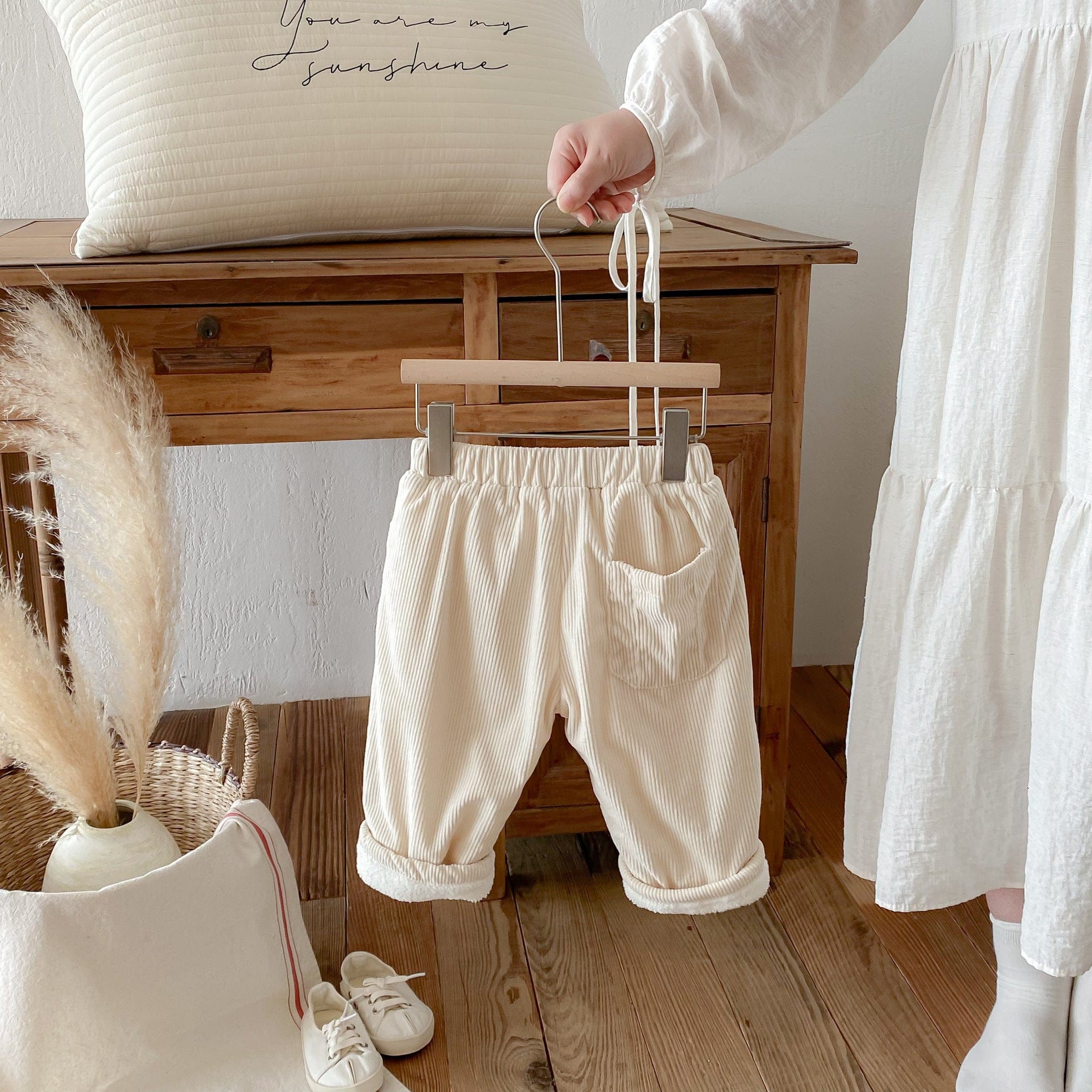 ロングパンツ・スウェットパンツ ロングパンツ コーデュロイ 裏ボア あったか レトロ ルーズシルエット 長ズボン【mh0011377】