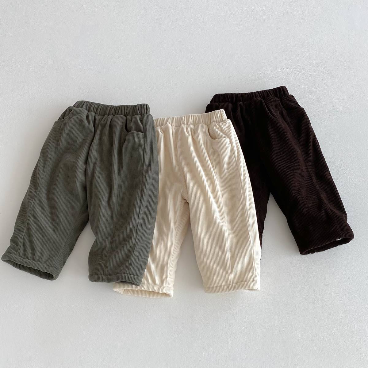 ロングパンツ・スウェットパンツ ロングパンツ コーデュロイ 裏ボア あったか レトロ ルーズシルエット 長ズボン【mh0011377】