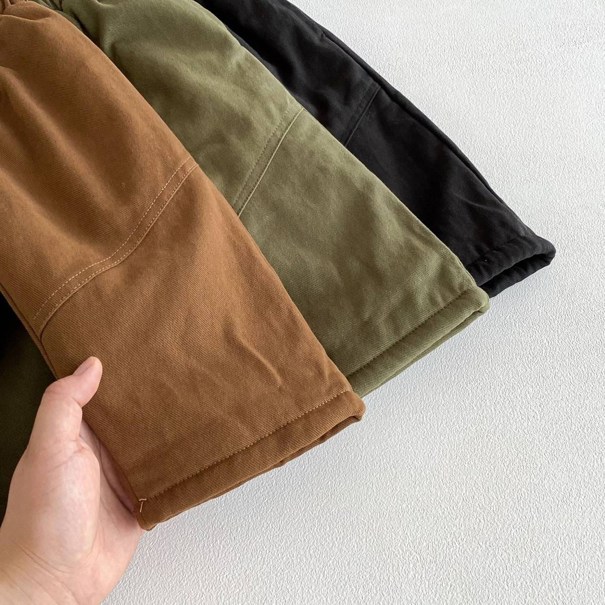 ロングパンツ・スウェットパンツ ロングパンツ 裏ボア あったか 保温 ルーズシルエット 無地 カジュアル 長ズボン【mh0011379】