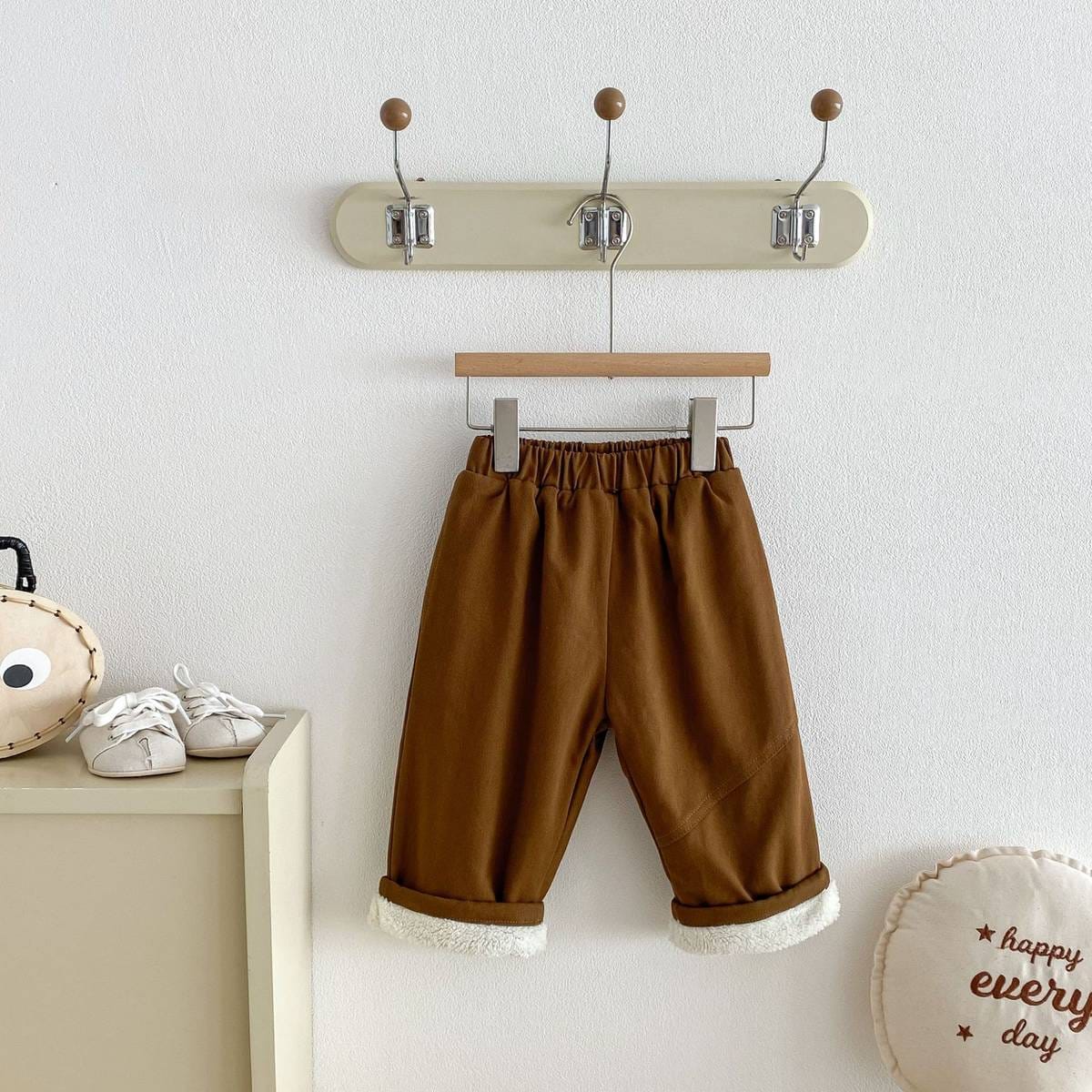 ロングパンツ・スウェットパンツ ロングパンツ 裏ボア あったか 保温 ルーズシルエット 無地 カジュアル 長ズボン【mh0011379】