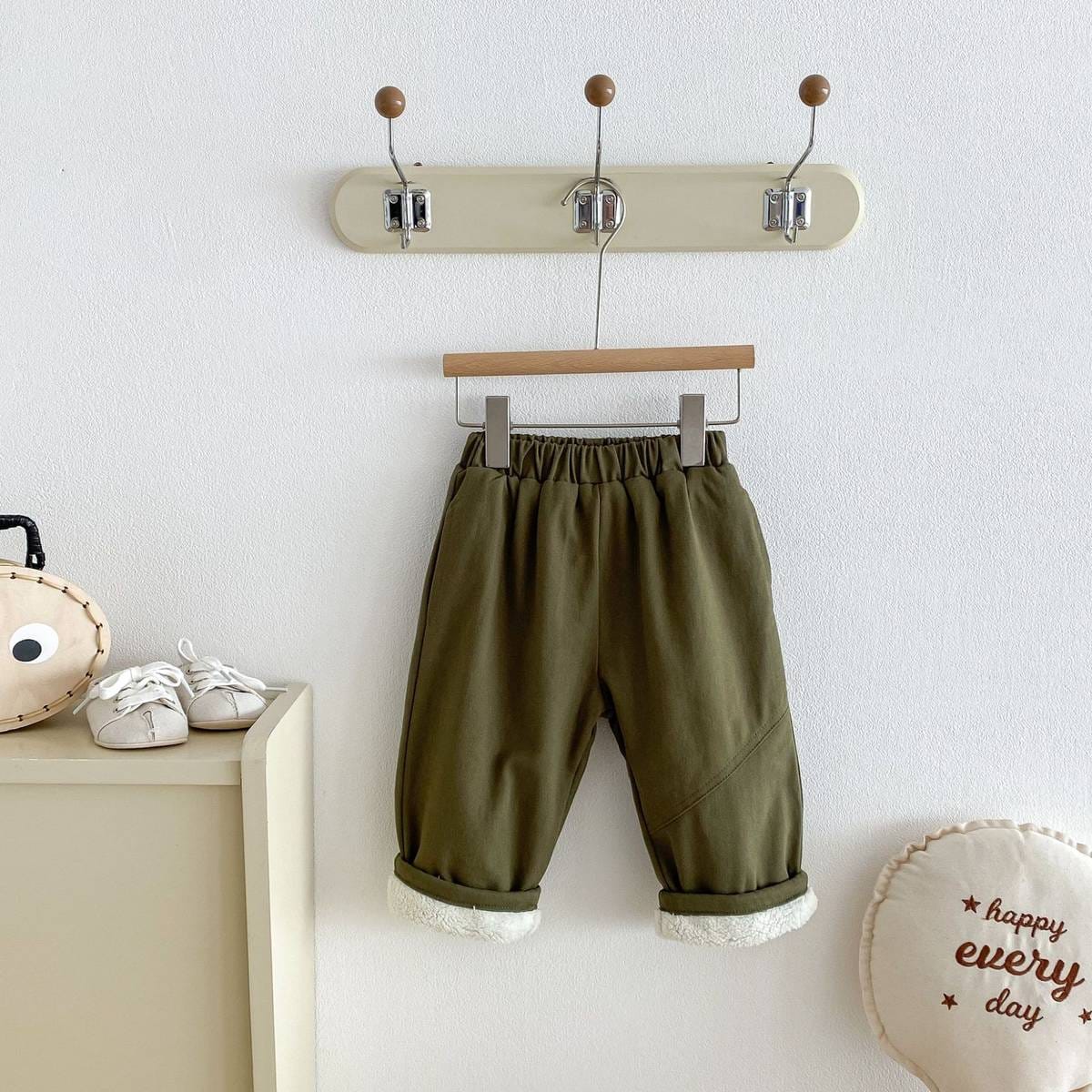 ロングパンツ・スウェットパンツ ロングパンツ 裏ボア あったか 保温 ルーズシルエット 無地 カジュアル 長ズボン【mh0011379】