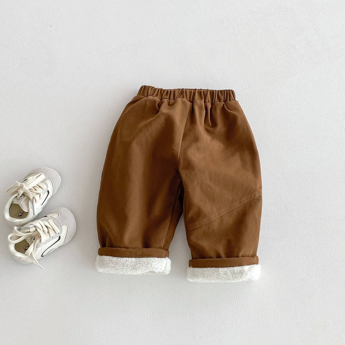 ロングパンツ・スウェットパンツ ロングパンツ 裏ボア あったか 保温 ルーズシルエット 無地 カジュアル 長ズボン【mh0011379】