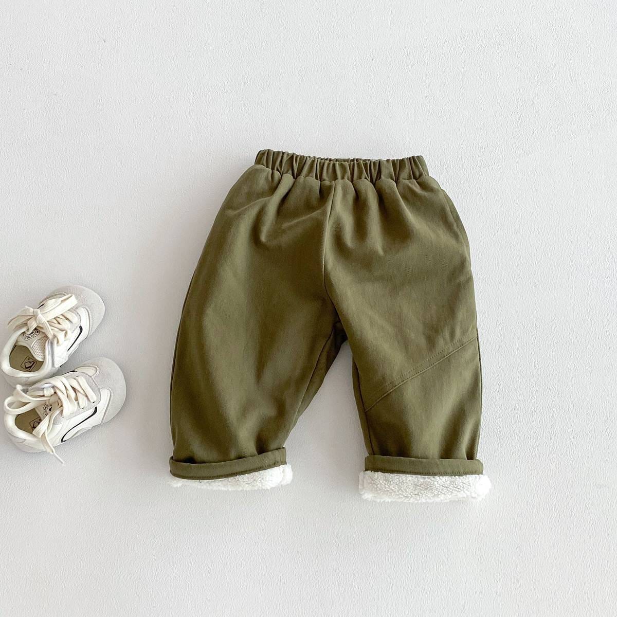 ロングパンツ・スウェットパンツ ロングパンツ 裏ボア あったか 保温 ルーズシルエット 無地 カジュアル 長ズボン【mh0011379】