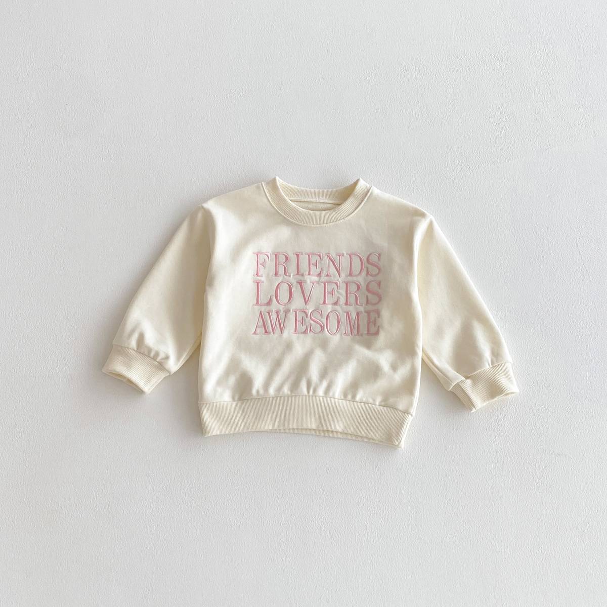 トレーナー・フーディ 長袖スウェットトレーナー 刺繍ロゴ 英字プリント シンプル カジュアル【mh0011389】