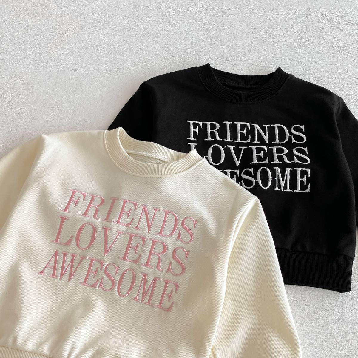 トレーナー・フーディ 長袖スウェットトレーナー 刺繍ロゴ 英字プリント シンプル カジュアル【mh0011389】