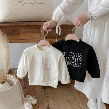 トレーナー・フーディ 長袖スウェットトレーナー 刺繍ロゴ 英字プリント シンプル カジュアル【mh0011389】