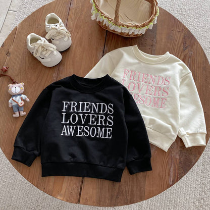 トレーナー・フーディ 長袖スウェットトレーナー 刺繍ロゴ 英字プリント シンプル カジュアル【mh0011389】