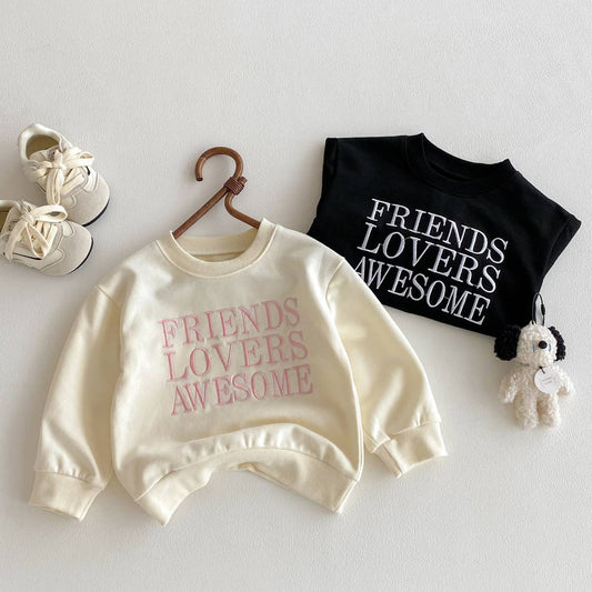 トレーナー・フーディ 長袖スウェットトレーナー 刺繍ロゴ 英字プリント シンプル カジュアル【mh0011389】