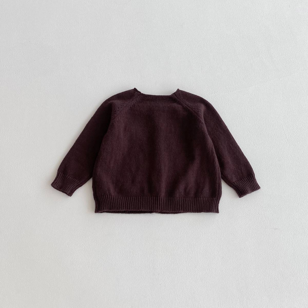 カーディガン・パーカー 長袖ニットカーディガン 無地 シンプル デイリーベーシック 【mh0011391】