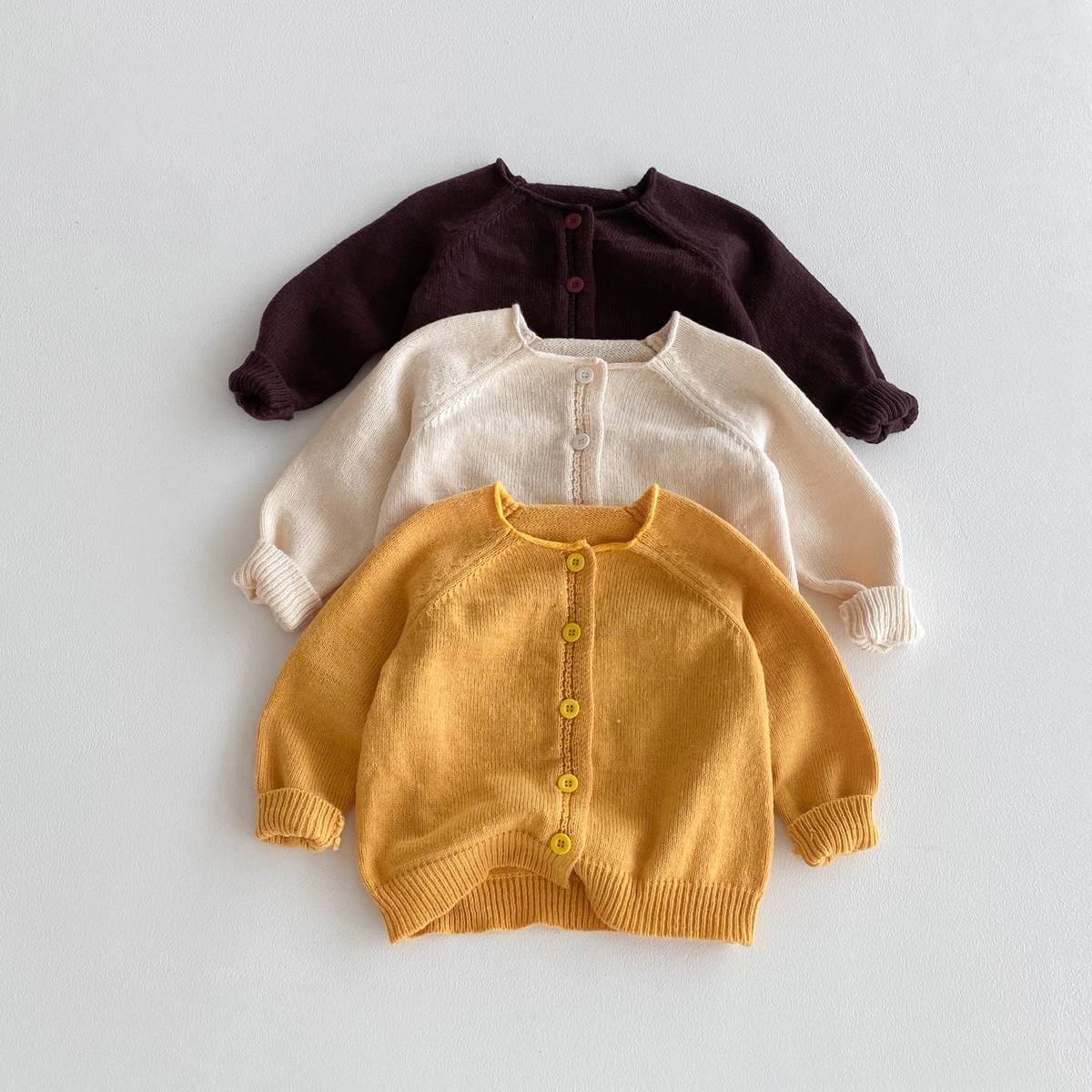 カーディガン・パーカー 長袖ニットカーディガン 無地 シンプル デイリーベーシック 【mh0011391】