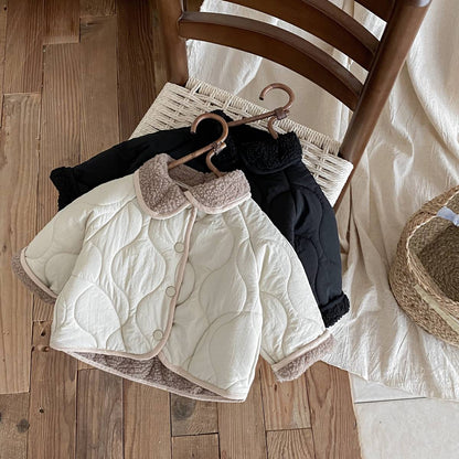 ショートコート・ジャケット・ジャンパー 中綿ジャケット キルティング ボア襟 あったか ボア裏地 防寒 アウター【mh0011397】