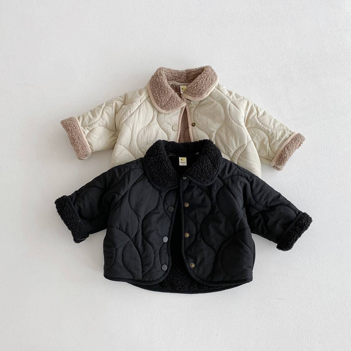 ショートコート・ジャケット・ジャンパー 中綿ジャケット キルティング ボア襟 あったか ボア裏地 防寒 アウター【mh0011397】