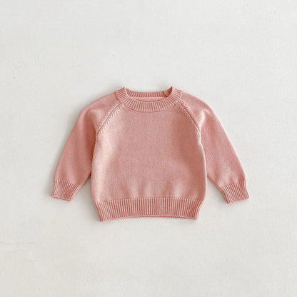 ニット・セーター Pink / 12M  80CM キッズトップス ニットセーター シンプルベーシック 2カラー【mh0006668】