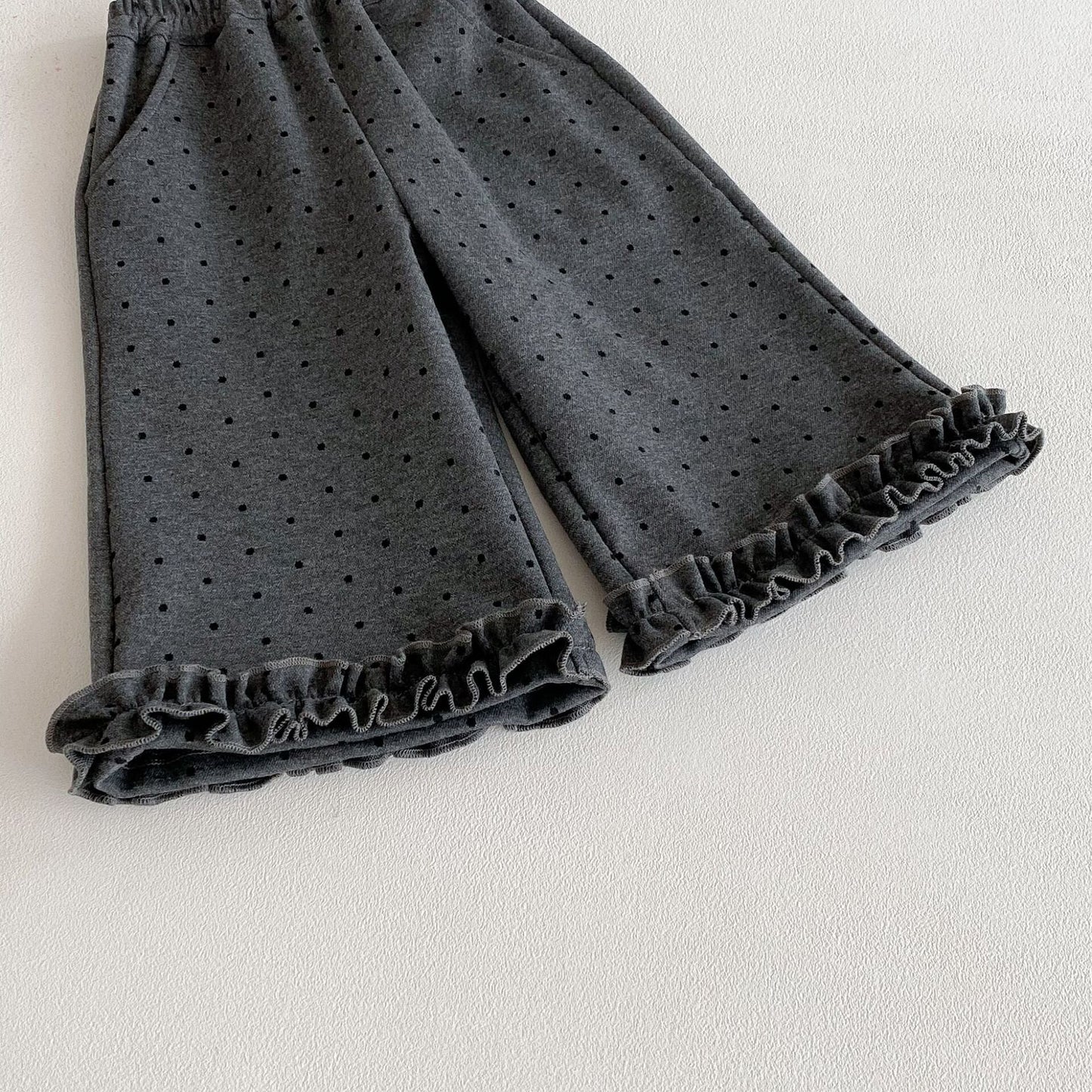 ノースリーブセットアップ Polka Dot Cotton Three-Piece Set ドット柄 セットアップ【mh0012088】