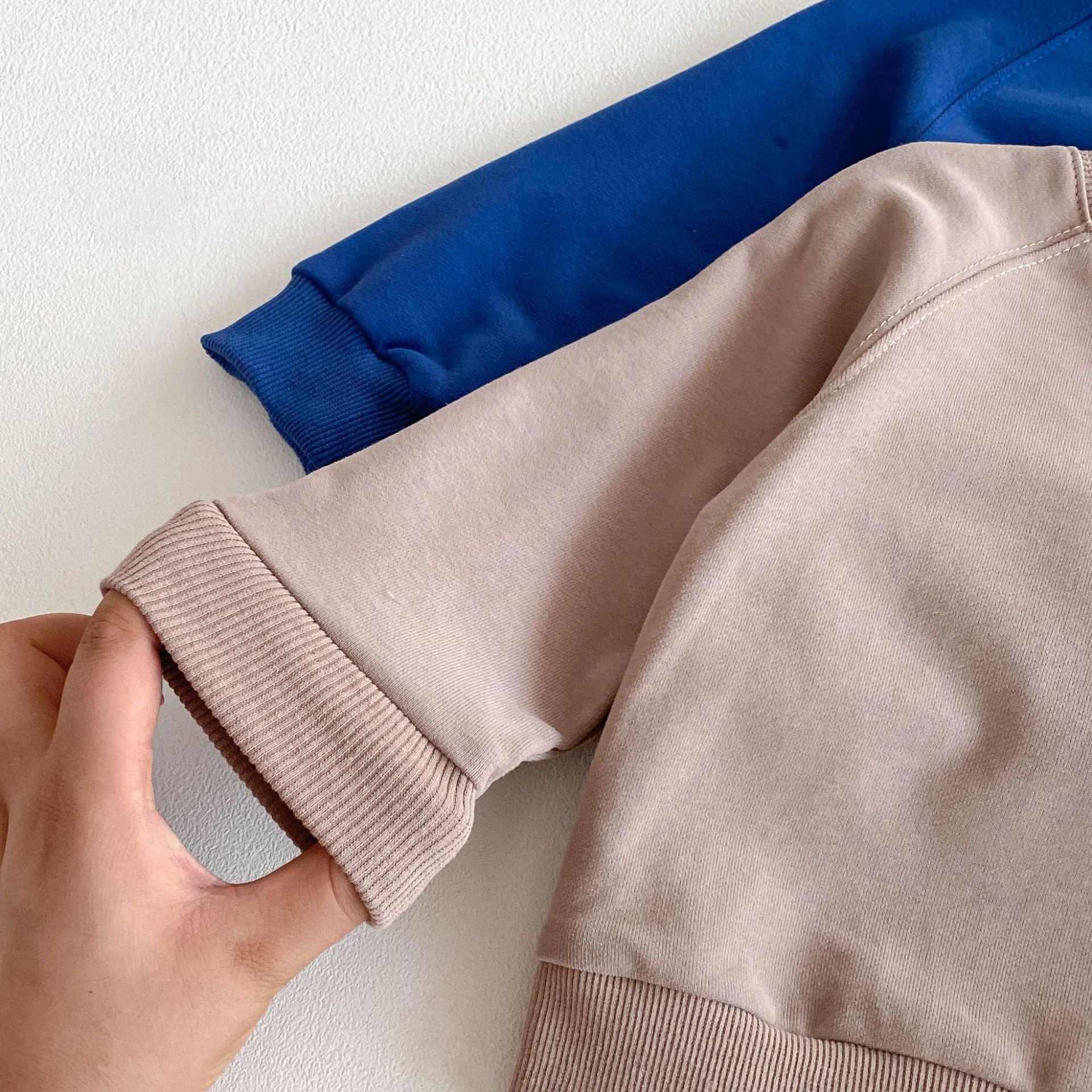 長袖セットアップ Simple Casual Sweatshirt Set シンプル スウェット セットアップ【mh0011957】