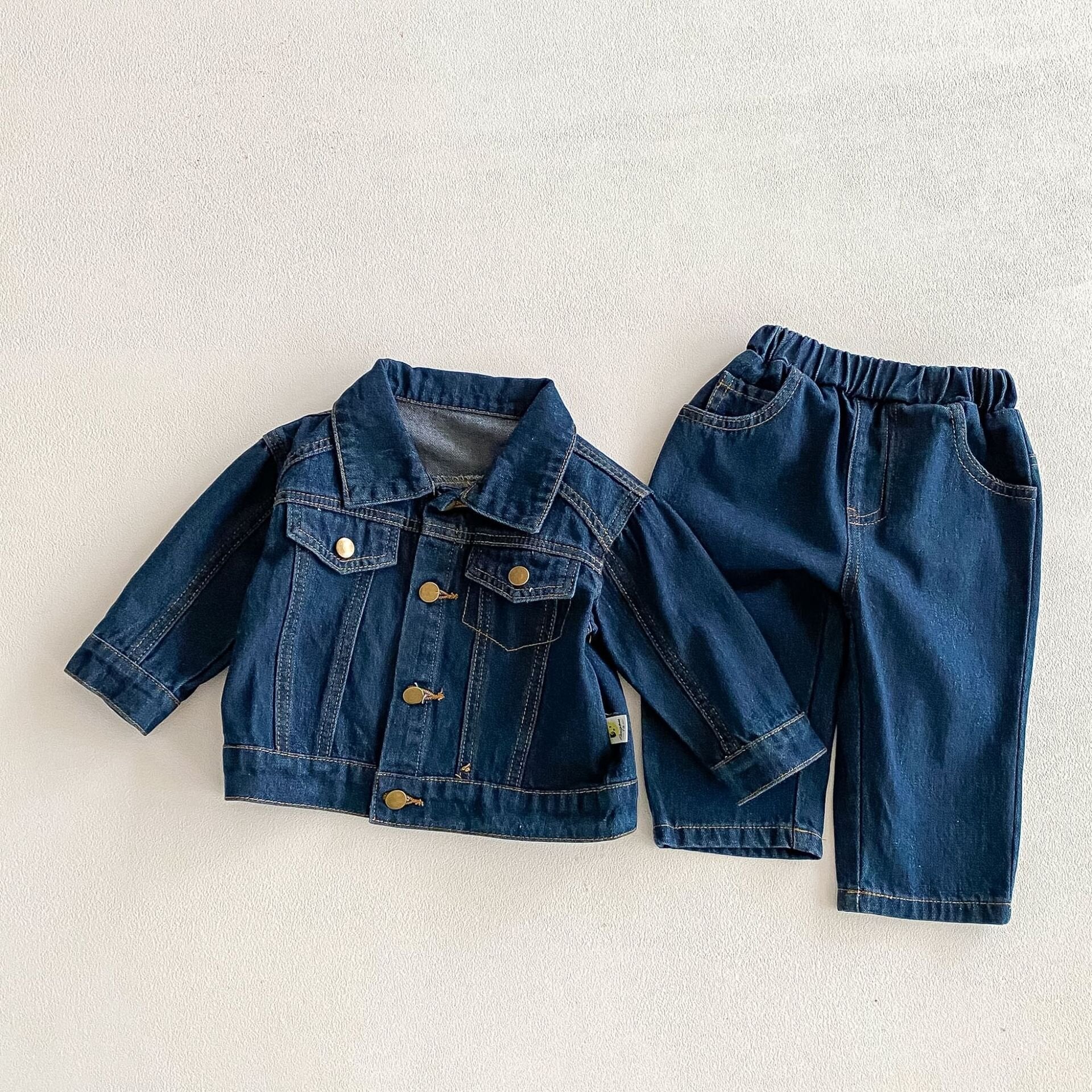 長袖セットアップ Vintage Soft Denim Set デニム セットアップ 2点セット【mh0012096】