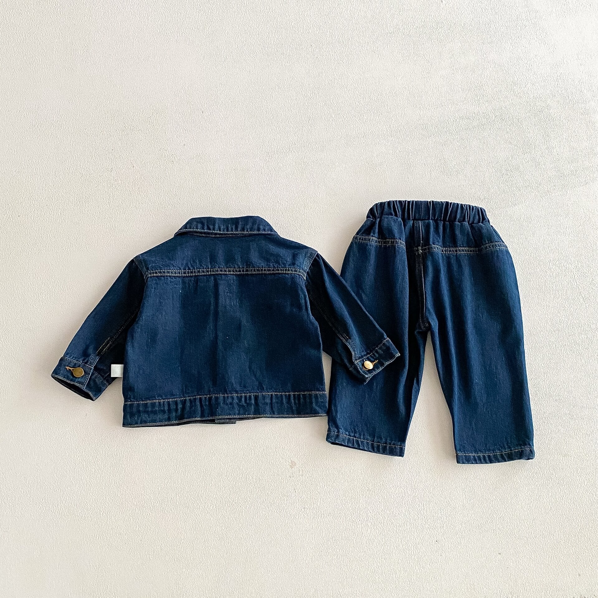 長袖セットアップ Vintage Soft Denim Set デニム セットアップ 2点セット【mh0012096】