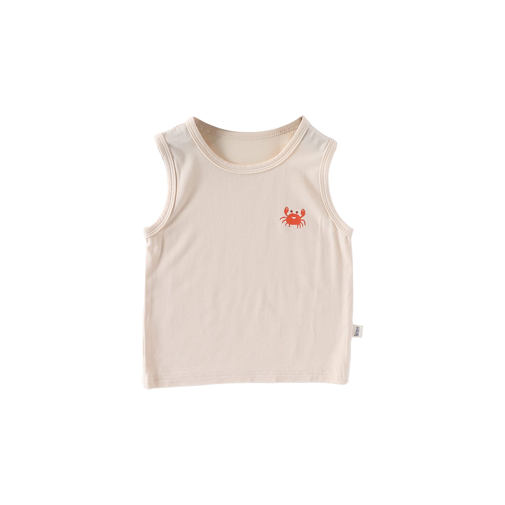 Animal Embroidered Sleeveless Top Cotton Shorts アニマル タンクトップ ショートパンツ【mh0013600】 Beitaoya ノースリーブセットアップ