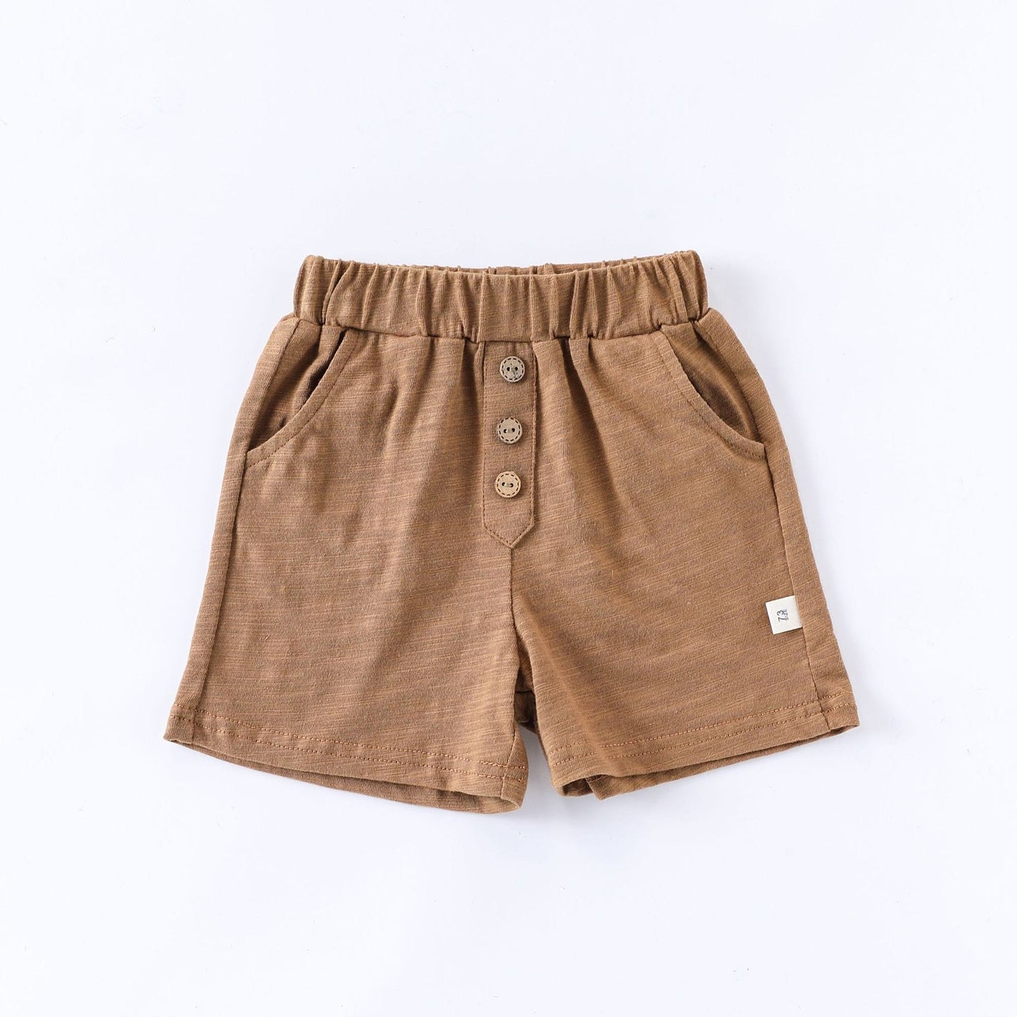Animal Embroidered Sleeveless Top Cotton Shorts アニマル タンクトップ ショートパンツ【mh0013600】 Coffee Pants / 73cm Beitaoya ノースリーブセットアップ