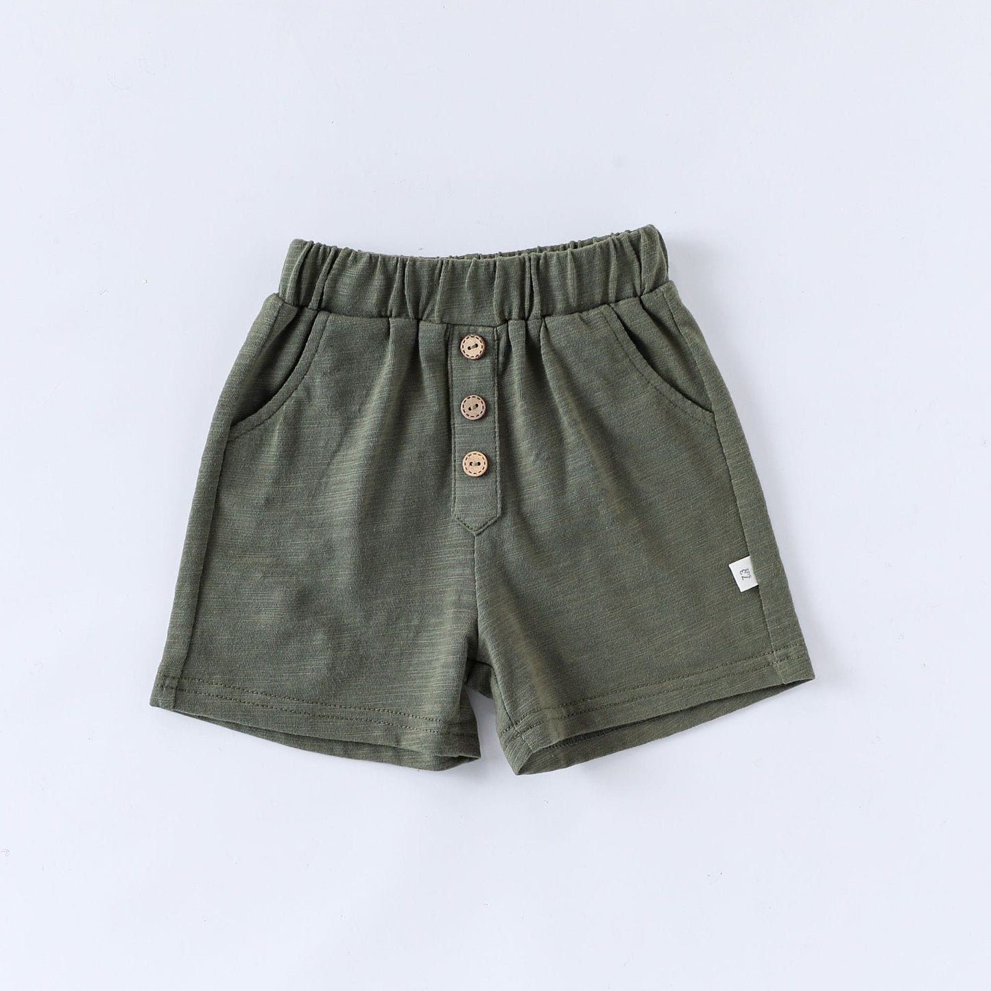 Animal Embroidered Sleeveless Top Cotton Shorts アニマル タンクトップ ショートパンツ【mh0013600】 Green Pants / 73cm Beitaoya ノースリーブセットアップ