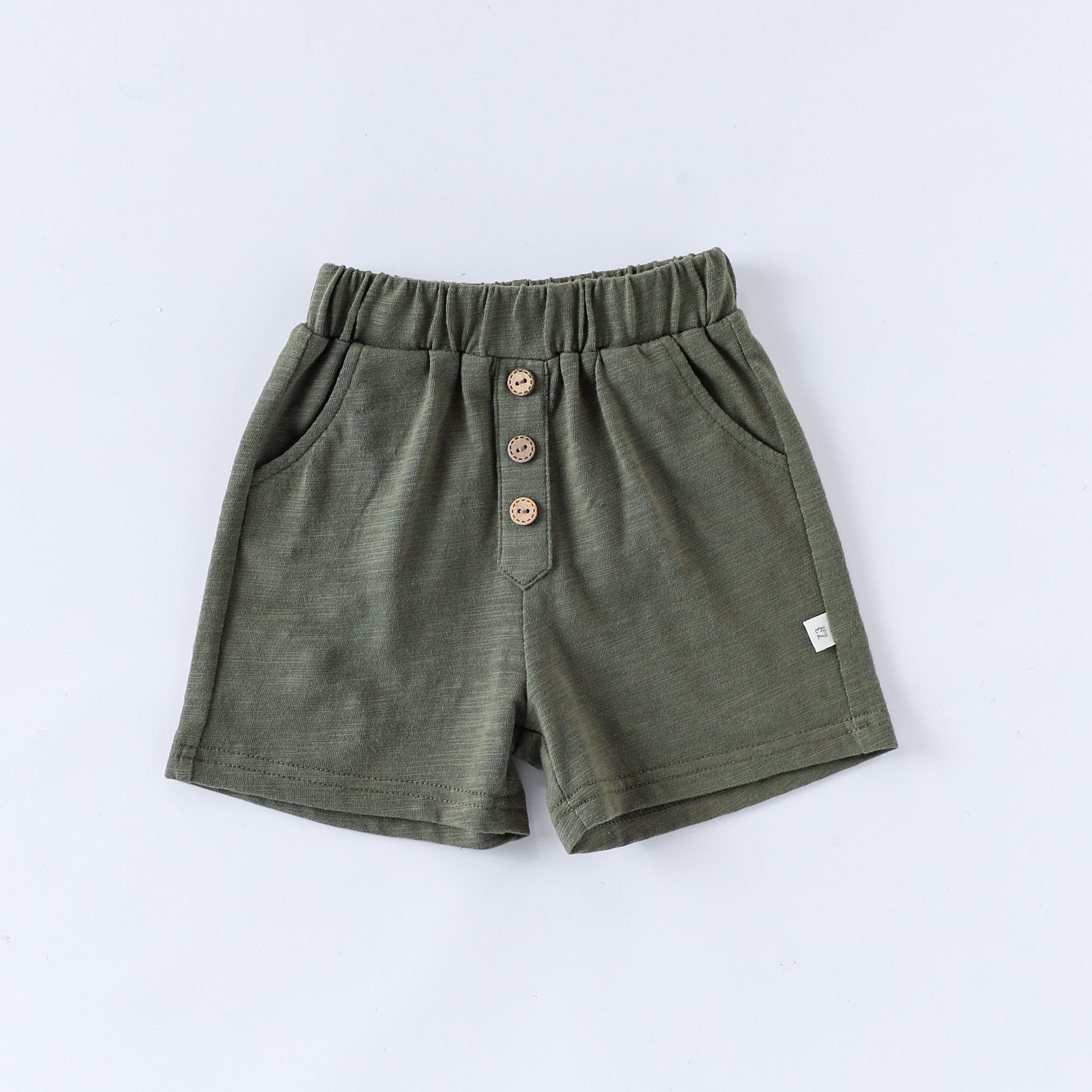 Animal Embroidered Sleeveless Top Cotton Shorts アニマル タンクトップ ショートパンツ【mh0013600】 Green Pants / 73cm Beitaoya ノースリーブセットアップ