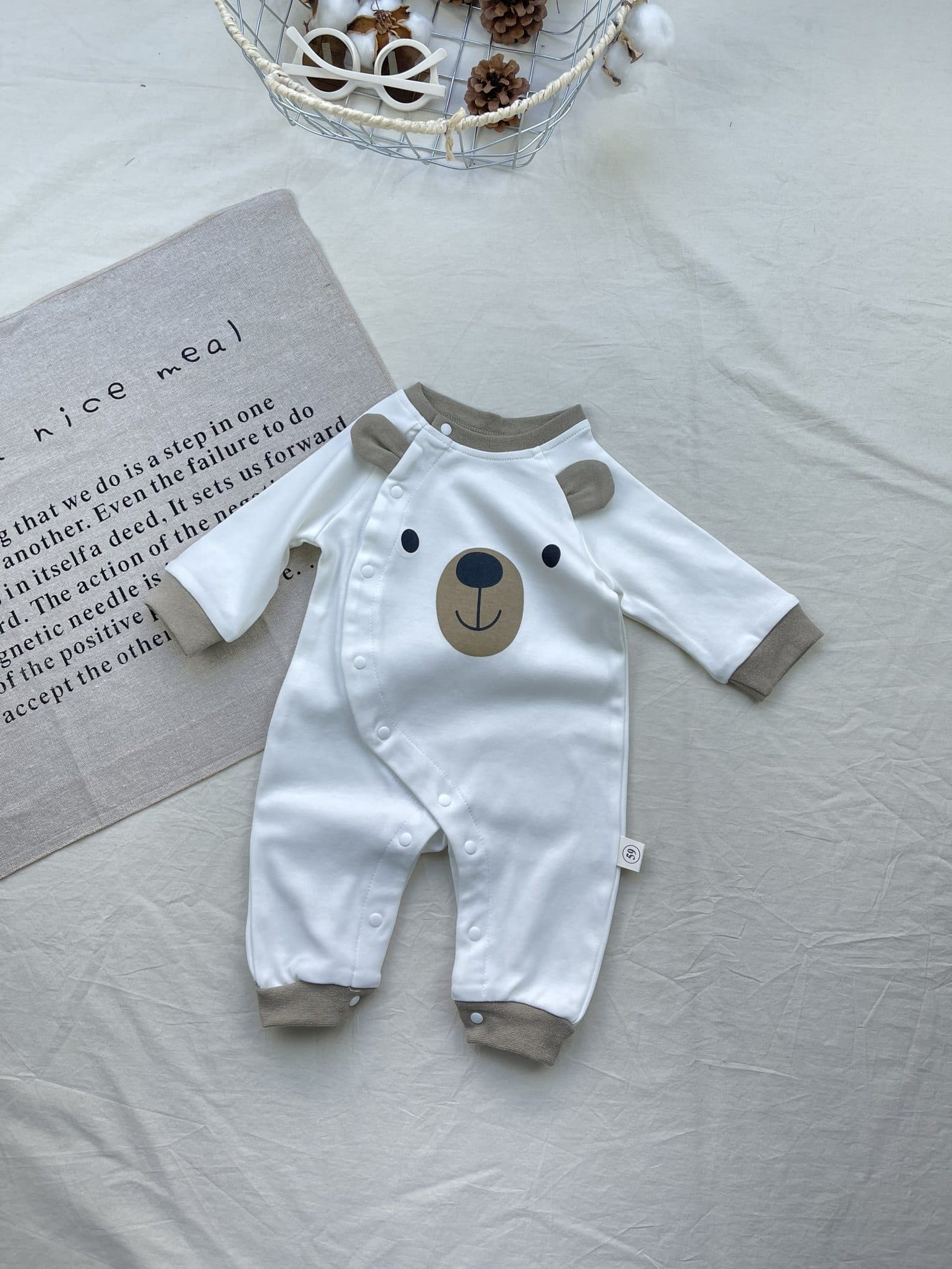 Animal Graphic Bodysuit コアラ クマ 長袖ロンパース【mh0012914】 Bear / 59cm yi nian ni 長袖ロンパース