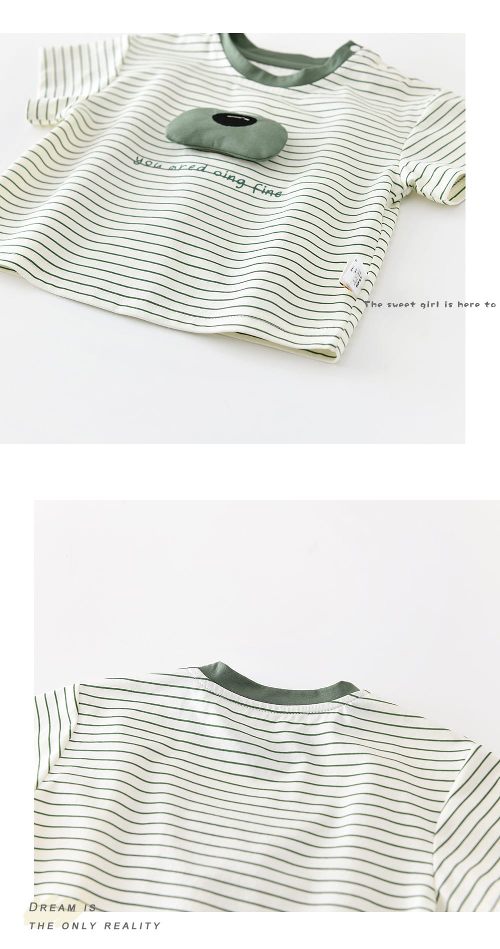 Animal Stripe Tee ボーダー ドッグノーズ 半袖Tシャツ【mh0012863】 ABNN 半袖Tシャツ