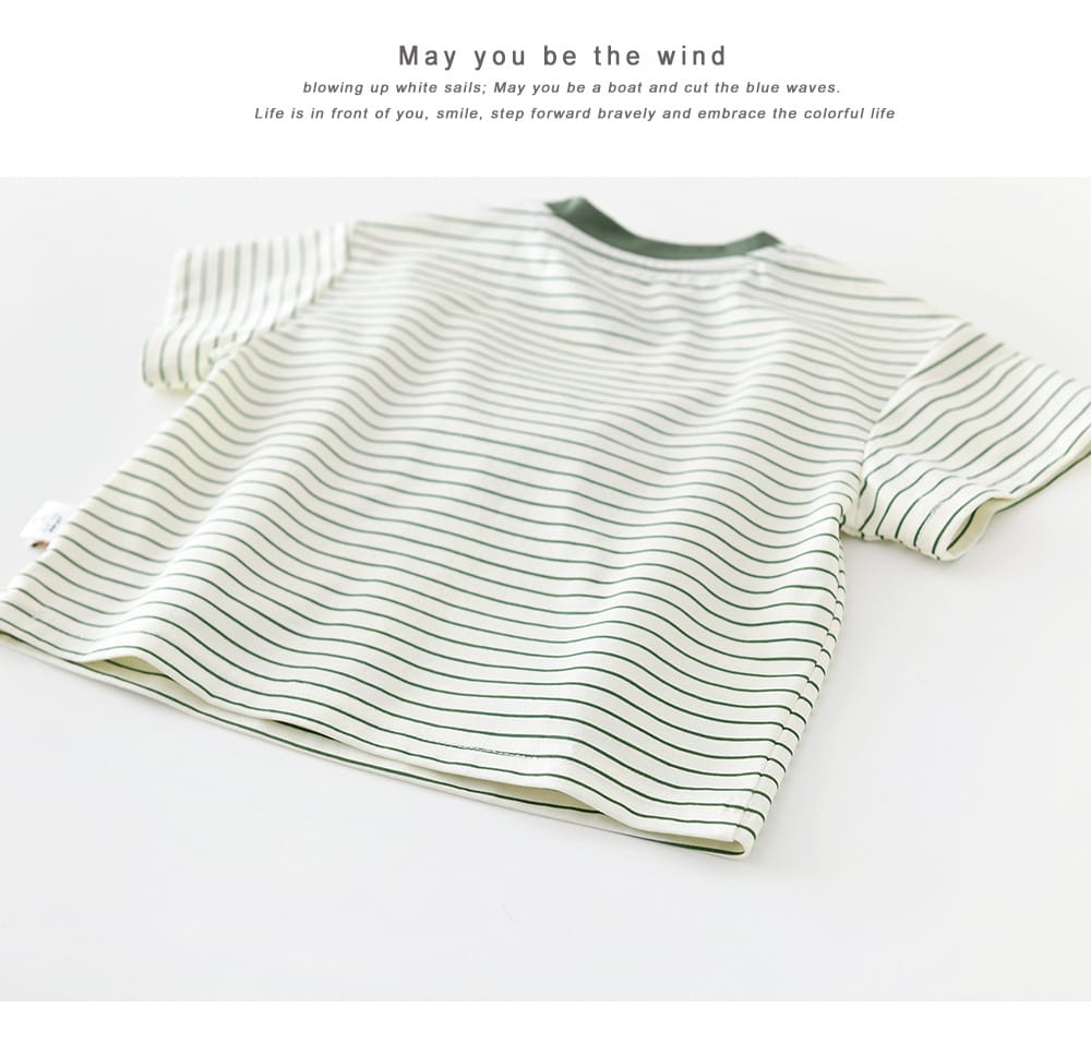 Animal Stripe Tee ボーダー ドッグノーズ 半袖Tシャツ【mh0012863】 ABNN 半袖Tシャツ