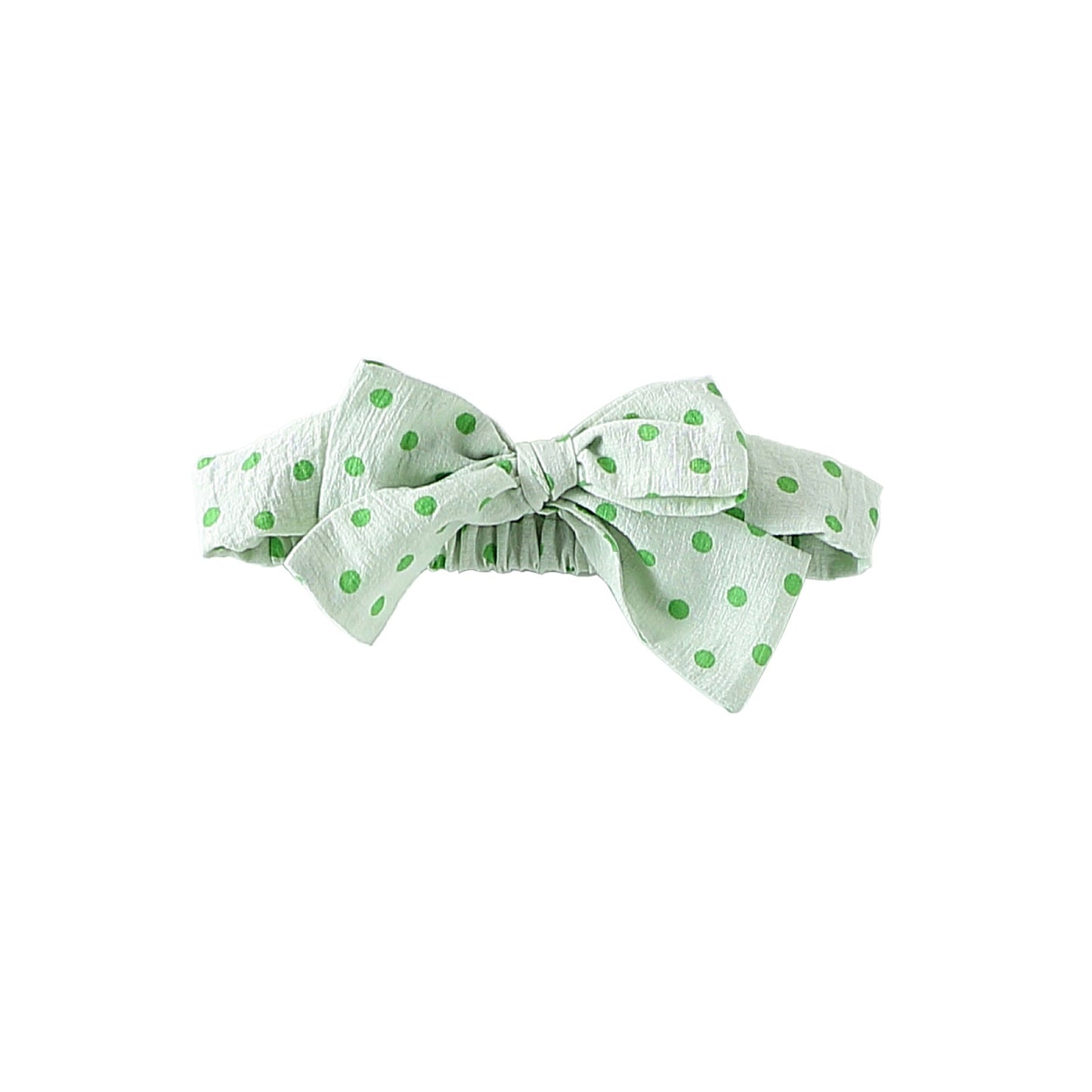 Apple Embroidered Romper アップル刺繍 長袖/半袖ロンパース【mh0012348】 One size / Green polka dot headband mamahalo shop